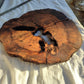 Rare Olive Wood Slab – Live Edge, Unique Grain, Sustainable Luxury for Epoxy & Artisan Crafts (37x37x2.5 cm)
