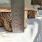 Thick Olive Wood Slab Live Edge 43x44x6cm Epoxy Statement
