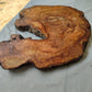 Live Edge Olive Wood Slab 39x53cm Epoxy Resin Coffee Table