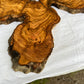 Rare Live Edge Olive Wood Slab (44x64cm) - Super Dry Epoxy Resin Lumber for Coffee Table, Clock & Guitar Body - Unique Natural Grain Art.