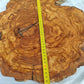 Rare Olive Wood Live Edge Slab – 40x44x2.5cm Unique Grain Sustainable Luxury - Olive Generic