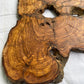 Rare Olive Wood Slab 53x30cm Live Edge for Epoxy Resin Art, Luxury Coffee Table & Clock Making | Super Dry 3% Moisture Unique Grain DIY.