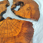 Rare Olive Wood Slab - Live Edge Slab, Unique Grain, Sustainable Luxury - 36x38x2.5 cm
