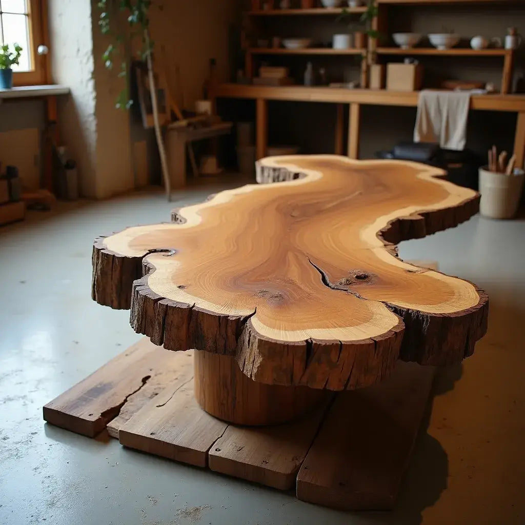 Timeless Craftsmanship with Oyderwood Live Edge Olive Wood