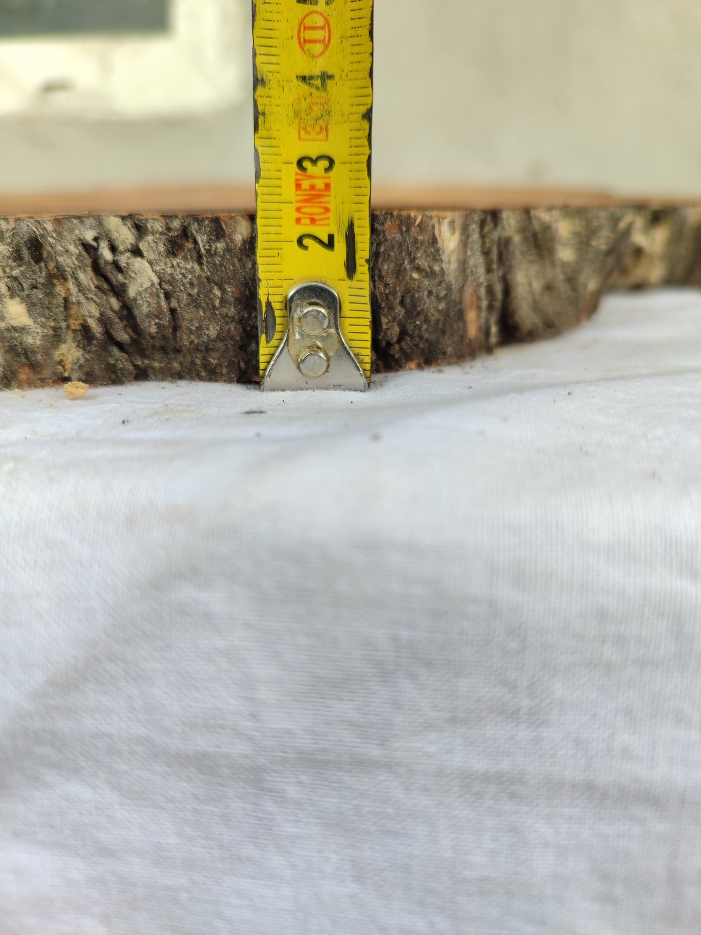 Rare Olive Wood Live Edge Slab – 42x43x2.5 cm Unique Grain Sustainable Luxury Premium Natural Finish Epoxy Friendly