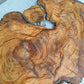Epoxy Resin Olive Wood Slab Live Edge 37x50cm Coffee Table