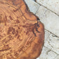 Rare Olive Wood Slab – Live Edge, Unique Grain, Sustainable Luxury – Premium Natural Luster for Epoxy & Artisan Crafts (31x37x2.5 cm)