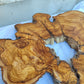 Rare 300yr Old Olive Wood Slab | Huge Live Edge for Epoxy Resin | Super Dry Unique Grain | Luthier Guitar Body & Clock Base | Luxury DIY.