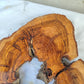Rare Olive Wood Slab – Live Edge Unique Grain Sustainable Luxury – 29x39x3 cm Epoxy Friendly - Olive Generic