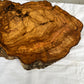 Rare Olive Wood Live Edge Slab 46x66cm - Super Dry Unique Grain for Epoxy Resin Art, Coffee Table & Luthier Craft - Sustainable Luxury.