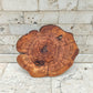 Rare Olive Wood Slab - Live Edge Premium Natural Luster - Sustainable Luxury, Unique Grain, 33x40x2.5 cm