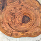 Rare Olive Wood Slab – Live Edge, Unique Grain, Sustainable Luxury – 32x38x2.5 cm