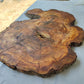 Live Edge Olive Wood Slab 38x46cm Epoxy Resin Coffee Table