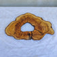 Rare Olive Wood Live Edge Slab 26x38cm | Ultra Dry 3% Moisture | Unique Grain for Epoxy Resin & Luthier Art