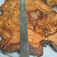 Epoxy Resin Olive Wood Slab Live Edge 37x50cm Coffee Table