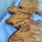 Rare 300yr Old Olive Wood Slab | Huge Live Edge for Epoxy Resin | Super Dry Unique Grain | Luthier Guitar Body & Clock Base | Luxury DIY.