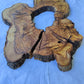 Rare Olive Wood Slab 28x39cm - Ultra Dry Live Edge Burl for Epoxy Resin & Luxury Crafts | Unique Grain Luthier Material