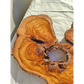 Large Olive Wood Slab 200+ Years | Live Edge Wood Slice 50x34cm for Epoxy.