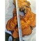 Large Olive Wood Slab 200+ Years | Live Edge Wood Slice 50x34cm for Epoxy.