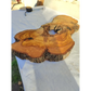 Large Olive Wood Slab 200+ Years | Live Edge Wood Slice 50x34cm for Epoxy.