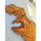 Long Olive Wood Slab | Live Edge Wood Slice for Sculptural Wall Art & Decor.