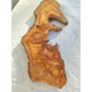 Long Olive Wood Slab | Live Edge Wood Slice for Sculptural Wall Art & Decor.