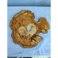 Natural 200+ Year Old Live Edge Wood Slice for Craft & Woodworking.