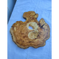 Natural 200+ Year Old Live Edge Wood Slice for Craft & Woodworking.