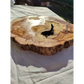Natural Olive Wood Slab | Live Edge Olive Wood Slice for Craft, Woodworking.