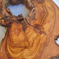 200+ Year Old Olive Wood Slab | Live Edge Olive Wood Slice with Natural Void for Epoxy Art.
