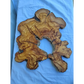 Rare 300+ Year Old Olive Wood Slab 17x20" - Live Edge for Epoxy Resin & Charcuterie - Kiln Dried Sustainable Luxury DIY Art.