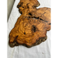 Rare Live Edge Olive Wood Slab 38x61cm - Premium Dry Luthier Lumber for Epoxy Resin Art, Coffee Tables & Unique Guitar Bodies.