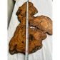 Rare Live Edge Olive Wood Slab 38x61cm - Premium Dry Luthier Lumber for Epoxy Resin Art, Coffee Tables & Unique Guitar Bodies.