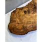 Rare Live Edge Olive Wood Slab 41x65cm | Unique Grain for Epoxy Resin, Luthier & Luxury Decor | Sustainable Premium DIY Material.