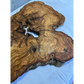 Rare Live Edge Olive Wood Slab 41x65cm | Unique Grain for Epoxy Resin, Luthier & Luxury Decor | Sustainable Premium DIY Material.