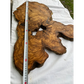 Rare Olive Wood Live Edge Slab 46x66cm - Super Dry Unique Grain for Epoxy Resin Art, Coffee Table & Luthier Craft - Sustainable Luxury.