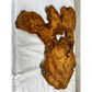 Rare Olive Wood Live Edge Slab 46x66cm - Super Dry Unique Grain for Epoxy Resin Art, Coffee Table & Luthier Craft - Sustainable Luxury.