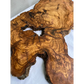 Rare Olive Wood Live Edge Slab 46x66cm - Super Dry Unique Grain for Epoxy Resin Art, Coffee Table & Luthier Craft - Sustainable Luxury.