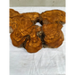 Rare Olive Wood Slab 28x52cm | Dry Live Edge Burl for Resin Art, Clock & Luthier | Unique Grain Sustainable Luxury Woodworking Material.