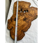 Rare Olive Wood Slab 40x64cm - Live Edge for Epoxy Resin Table & Wall Art - Super Dry Luthier Wood - Sustainable Luxury Unique Grain.
