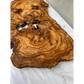 Rare Olive Wood Slab 40x64cm - Live Edge for Epoxy Resin Table & Wall Art - Super Dry Luthier Wood - Sustainable Luxury Unique Grain.