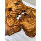 Rare Olive Wood Slab 40x64cm - Live Edge for Epoxy Resin Table & Wall Art - Super Dry Luthier Wood - Sustainable Luxury Unique Grain.