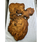 Rare Olive Wood Slab 42x65cm | Live Edge for Epoxy Resin & Wall Art | Unique Grain Sustainable Luxury | Super Dry DIY Craft Wood.
