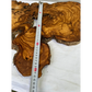 Rare Olive Wood Slab 42x65cm | Live Edge for Epoxy Resin & Wall Art | Unique Grain Sustainable Luxury | Super Dry DIY Craft Wood.
