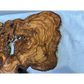 Rare Olive Wood Slab 42x65cm | Live Edge for Epoxy Resin & Wall Art | Unique Grain Sustainable Luxury | Super Dry DIY Craft Wood.