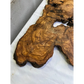 Rare Olive Wood Slab 43x66cm | Live Edge for Epoxy Resin & Coffee Table | Premium Dry Luthier Wood | Unique Grain Sustainable Luxury Art.