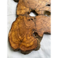 Rare Olive Wood Slab 53x30cm Live Edge for Epoxy Resin Art, Luxury Coffee Table & Clock Making | Super Dry 3% Moisture Unique Grain DIY.