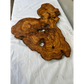 Rare Olive Wood Slab Live Edge 37x60cm | Unique Grain for Epoxy Resin & Coffee Table | Premium Luthier Wood | Sustainable Luxury Art.