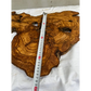 Rare Olive Wood Slab Live Edge 37x60cm | Unique Grain for Epoxy Resin & Coffee Table | Premium Luthier Wood | Sustainable Luxury Art.