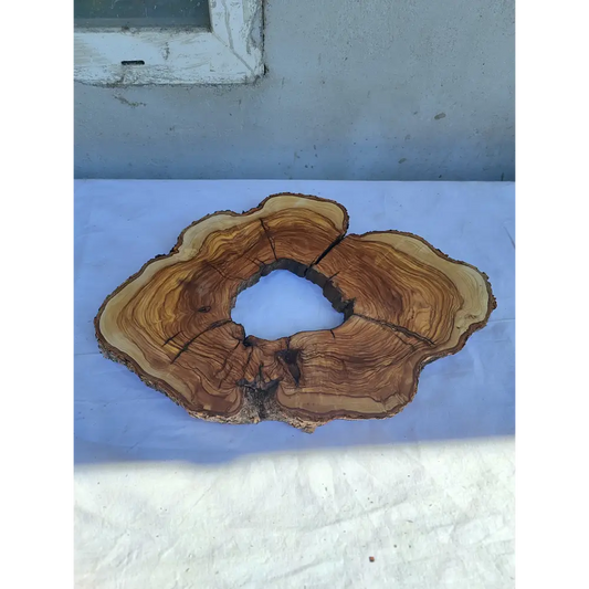 Rare Olive Wood Slab Live Edge | Unique Grain Luthier & Epoxy Board | Sustainable Luxury 26x38cm - Olive Generic